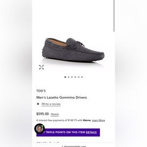 MENS TOD’s . Dressy new shoes for summer